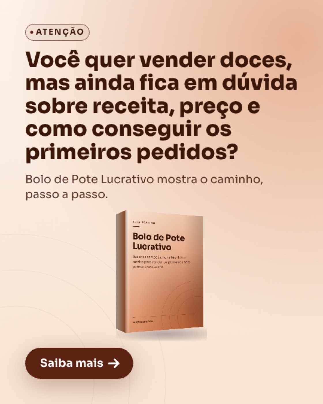 Exemplo de criativo gerado pelo painel