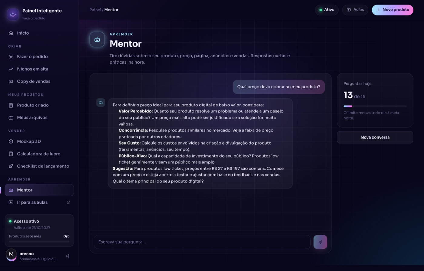 Mentor que responde na hora